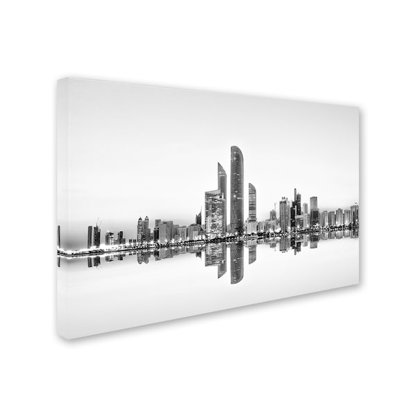 Akhter Hasan 'Abu Dhabi Urban Reflection' Canvas Art,12x19